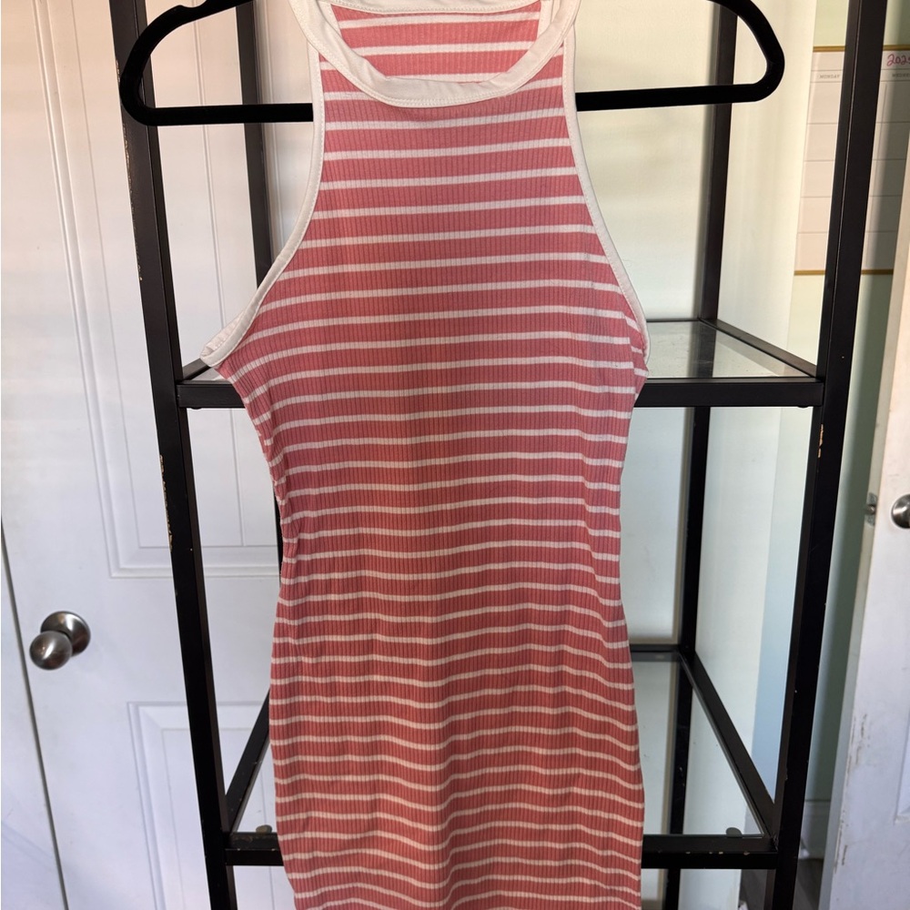 Striped Sleeveless Dress